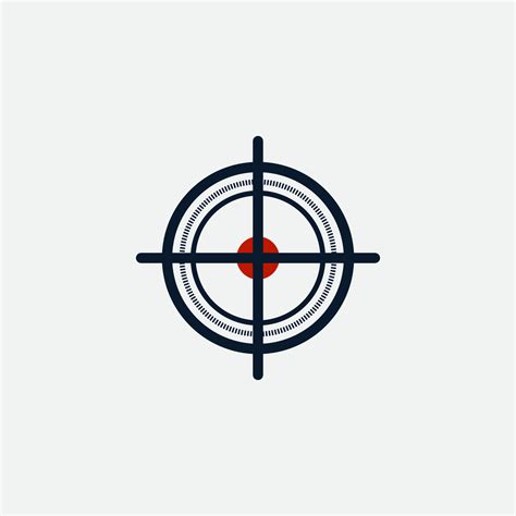 Shooting target vector illustration. Creative design. 8573315 Vector ...