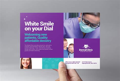 Dental Clinic Flyer Template in PSD, Ai & Vector - BrandPacks