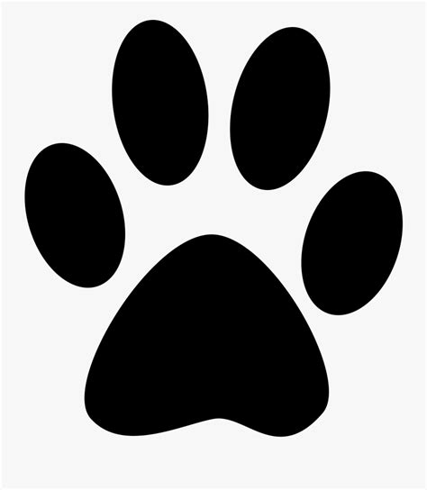 Transparent Cat Paw Print Clipart