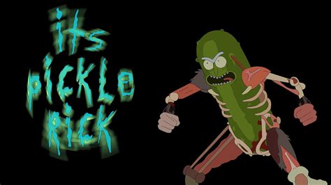 Pickle Rick Desktop Wallpaper - iXpap