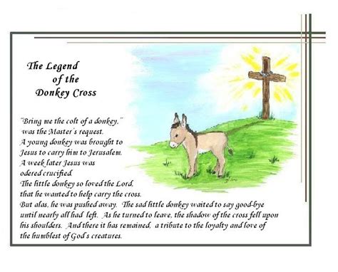 Legend of the Donkey's Cross | The donkey, Donkey, Donkey images