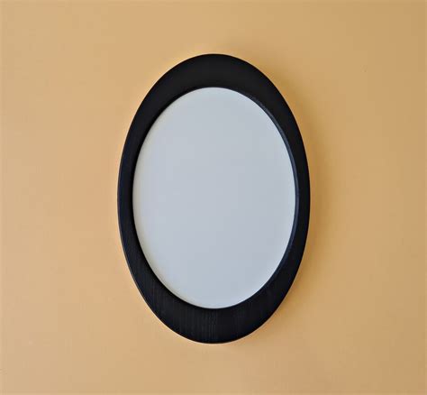 Black Oval Frame, Modern Oval Frame, Oval Photo Frame, Wooden Frame ...