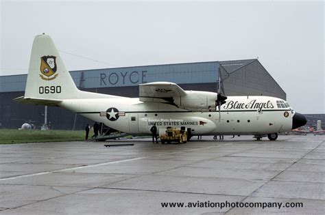 The Aviation Photo Company | C-130 Hercules | US Navy Blue Angels Lockheed KC-130F Hercules ...