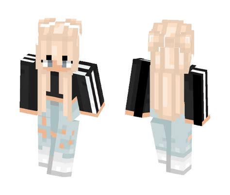 Download Adidas Blonde Hair Girl Minecraft Skin for Free. SuperMinecraftSkins