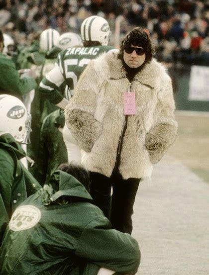 Joe Namath Fur Coat Poster