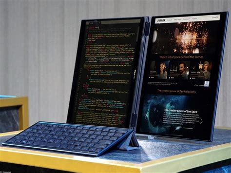 Having no Keyboard? How about a dual-screen laptop? - Dignited