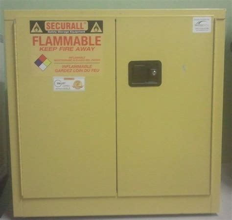 SecurAll Flammable Storage Cabinet – 30 Gallon - BridgePath Scientific