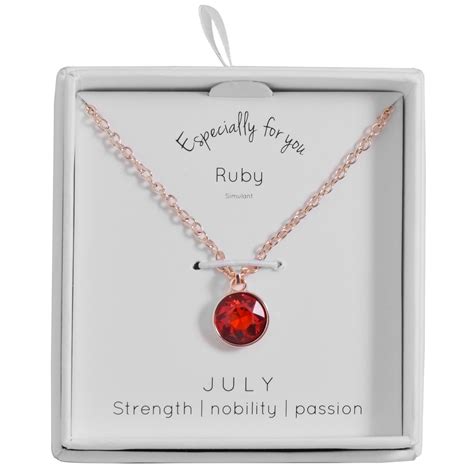 Urban Muse Ruby Birthstone Pendant - Ladies | Shop Today. Get it Tomorrow! | takealot.com