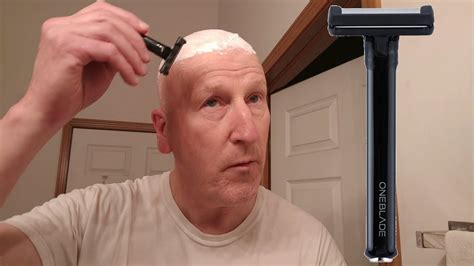 A Head Shave with the OneBlade Core Razor - YouTube