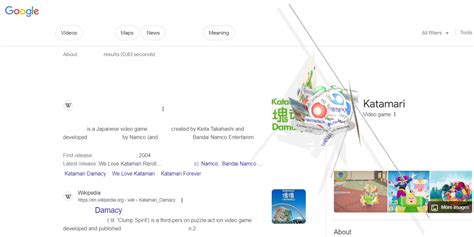 How To Find The Katamari Google Search Easter Egg