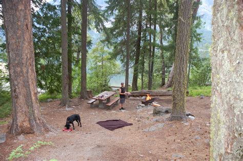 Camping at Glacier View Campground on Lake Wenatchee - we always WAnder