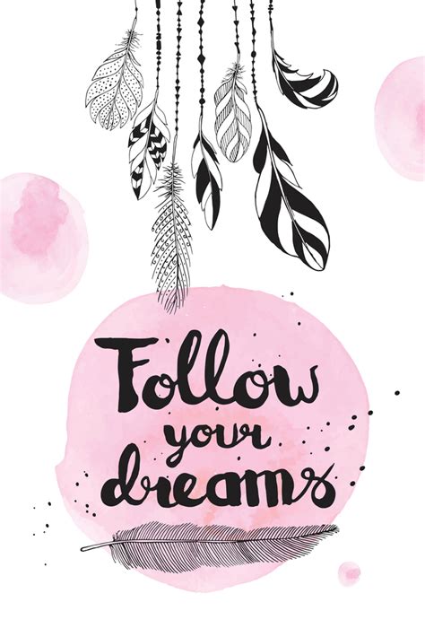 Follow Your Dreams Dreamcatcher Inspirational Art Print Poster 12x18 606345356231 | eBay