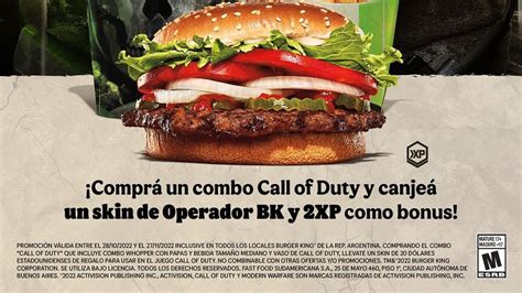 Burger King lanza el Combo Call of Duty Whopper y muchas sorpresas más para sus fanáticos ...