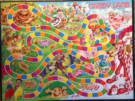 Printable Candyland Game Board - Printable Templates