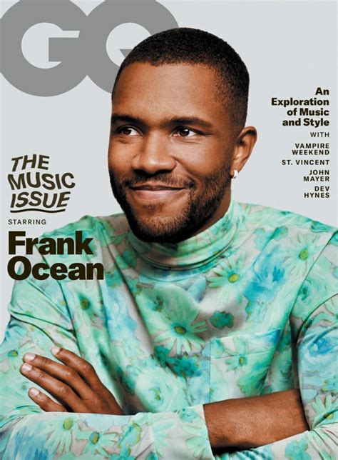 Frank Ocean Covers GQ's Music Issue - Rated R&B