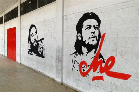 Che Guevara and Fidel Castro Graffiti - Downtown Nazareth … | Flickr