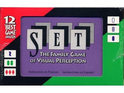 Set - card game of quick visual perception - The Board Game Family