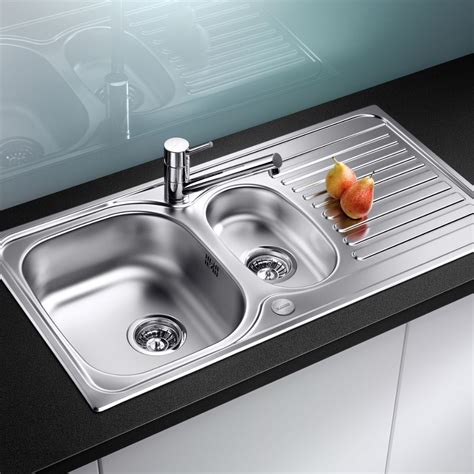 Is Blanco A Good Sink Brand / Blanco Anthracite 440179 Diamond Silgranit 60 40 Double Bowl ...