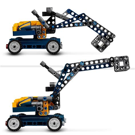 LEGO Technic 42147 Dump Truck and Excavator Toys Set | Smyths Toys UK