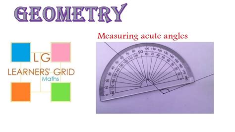 ANGLES - How to measure an acute angle Tutorial - YouTube