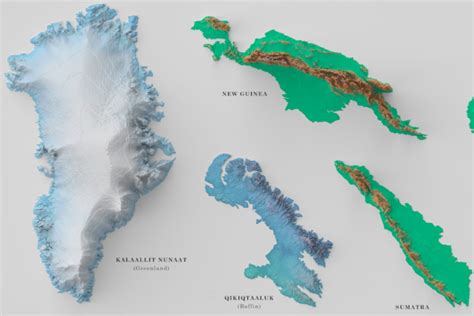 It’s Not Easy to Map the 100 Largest Islands in the World - Atlas Obscura