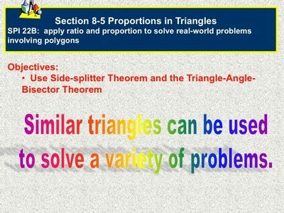 Side Splitter Theorem - Mr. Bonneville's Class Website