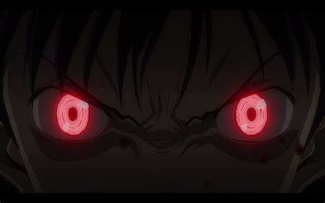 Neon Genesis Evangelion Ikari Shinji Anime Dark Glowing Eyes Red Eyes - Resolución: Anime ...