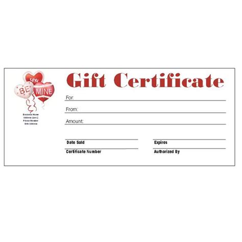 28 Cool Printable Gift Certificates | KittyBabyLove.com