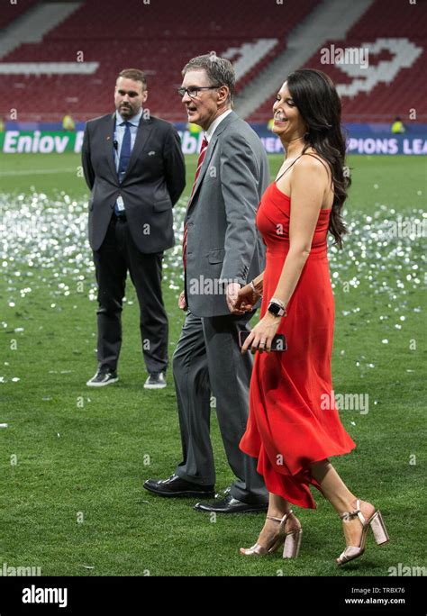 Liverpool owner John W Henry & wife Linda Pizzuti Henry during the UEFA Champions League FINAL ...