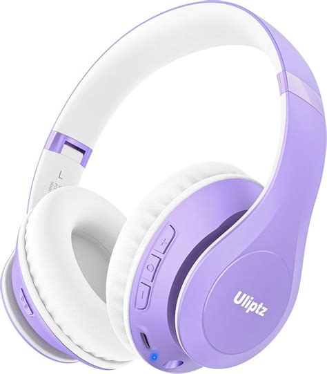 Uliptz Wireless Bluetooth Headphones, 65H Playtime Over Ear Headphones ...