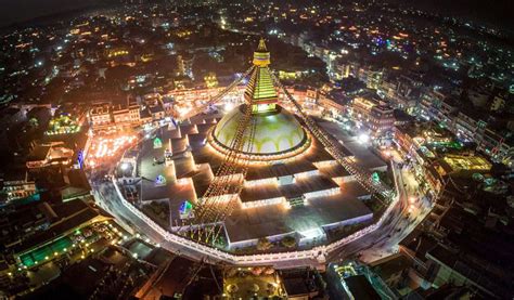 Traditional Buddhist Cultural Pagoda "Boudhnath Stupa"