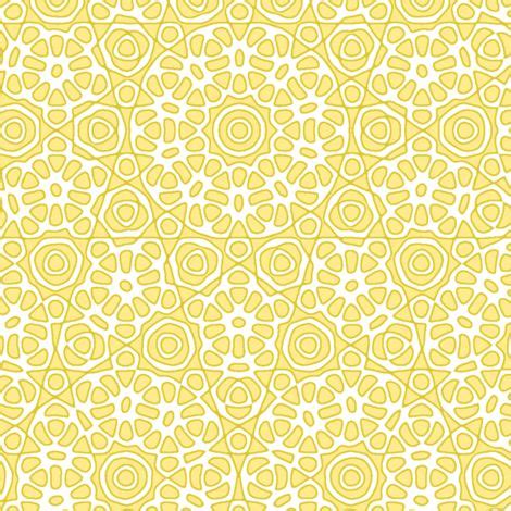 Colorful fabrics digitally printed by Spoonflower - Spring Floral in yellow in 2020 | Spring ...