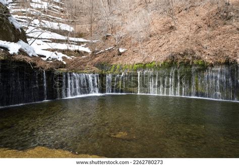 Shiraito Falls Karuizawa Winter Stock Photo 2262780273 | Shutterstock