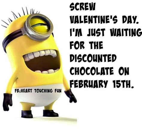 25 Funny Valentine's Day Quotes | Funny valentines day quotes, Minions, Funny minion quotes