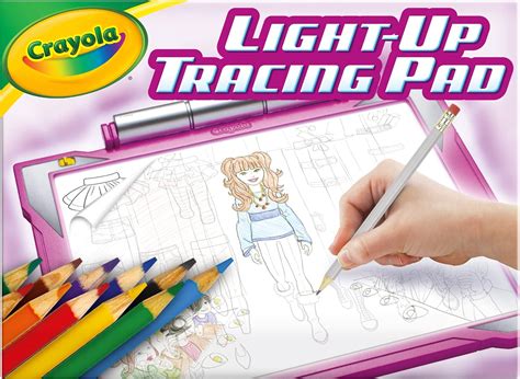 Amazon.com: Crayola Light Up Tracing Pad - Pink [Amazon Exclusive ...