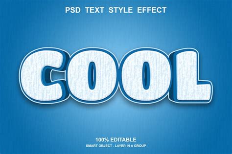 Premium PSD | Cool text style