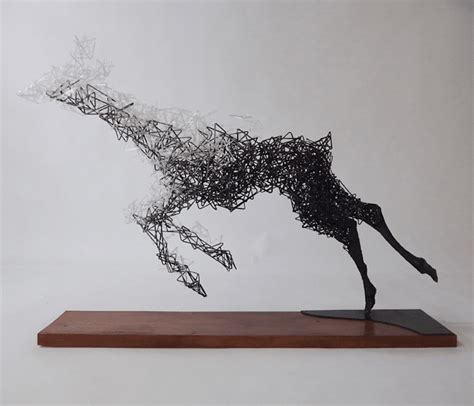 Wire Sculpture Inspired by Calder Puts Contemporary Spin on Wire Art