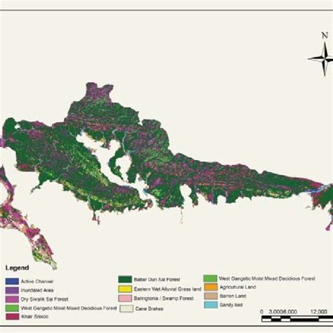 Location map of Valmiki Tiger Reserve in Bihar with eight different... | Download Scientific Diagram