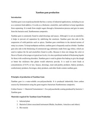 Xanthan gum production process ( Basics).pdf | Free Download