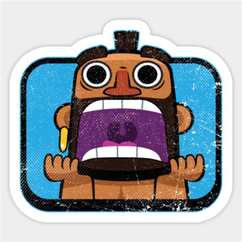 Hog Rider Scream Emote - Clash Royale - Sticker | TeePublic