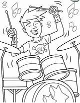 Drum Set Coloring Page At GetColoringscom  Free Printable Colorings sketch template