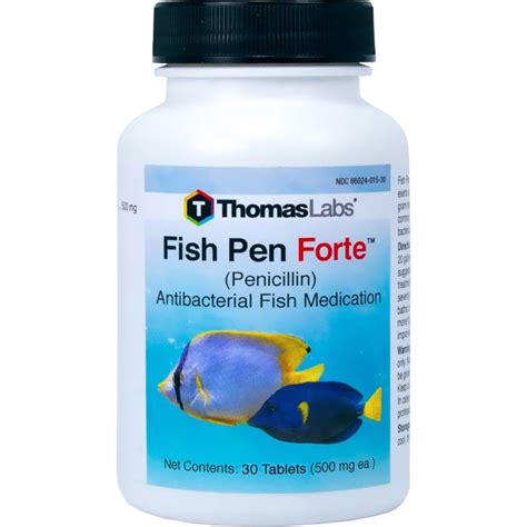 The Fish-Pen Forte (Penicillin VK) 500 mg (30 tablets) is for the control of common bacterial ...