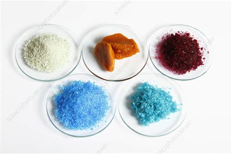 Transition Metal Salts - Stock Image - C027/9283 - Science Photo Library