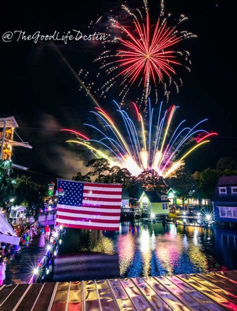 Best Places to Watch the Baytowne Wharf Fireworks - The Good Life Destin