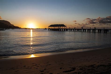 Hanalei Bay Sunset Photograph by Brian Harig