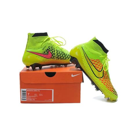 Nike Magista Obra FG Soccer Cleats - Low Price Volt Metallic Gold Coin ...