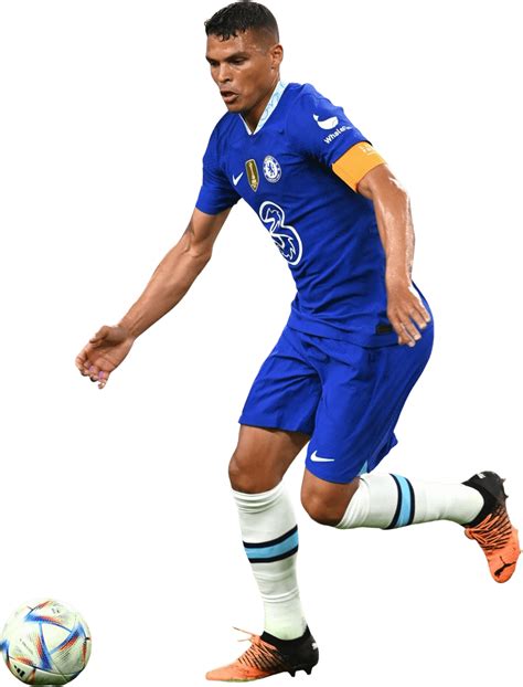 Thiago Silva Chelsea football render - FootyRenders