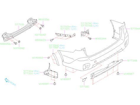 2011 Subaru Outback R Arch Garnish. (Right, Rear). BUMPER, Body ...