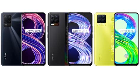 Realme 8 5G vs Realme 8 vs Realme 8 Pro: Price in India, Specifications ...