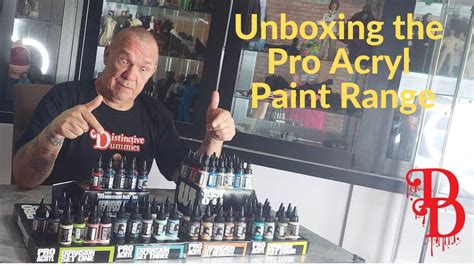 Pro Acryl Paint Unboxing and First Thoughts - YouTube